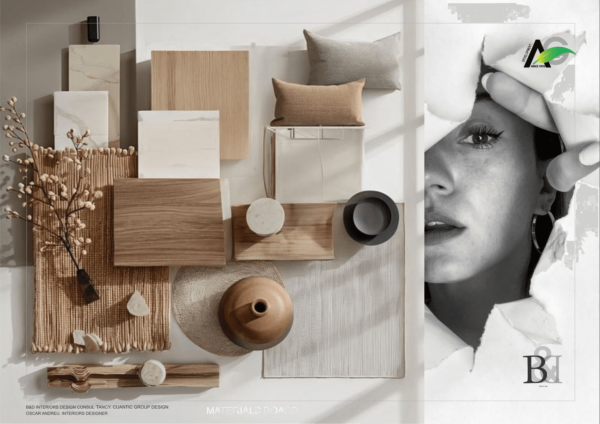 Curated Textures: Scandinavian Oak, Jute & Ceramics