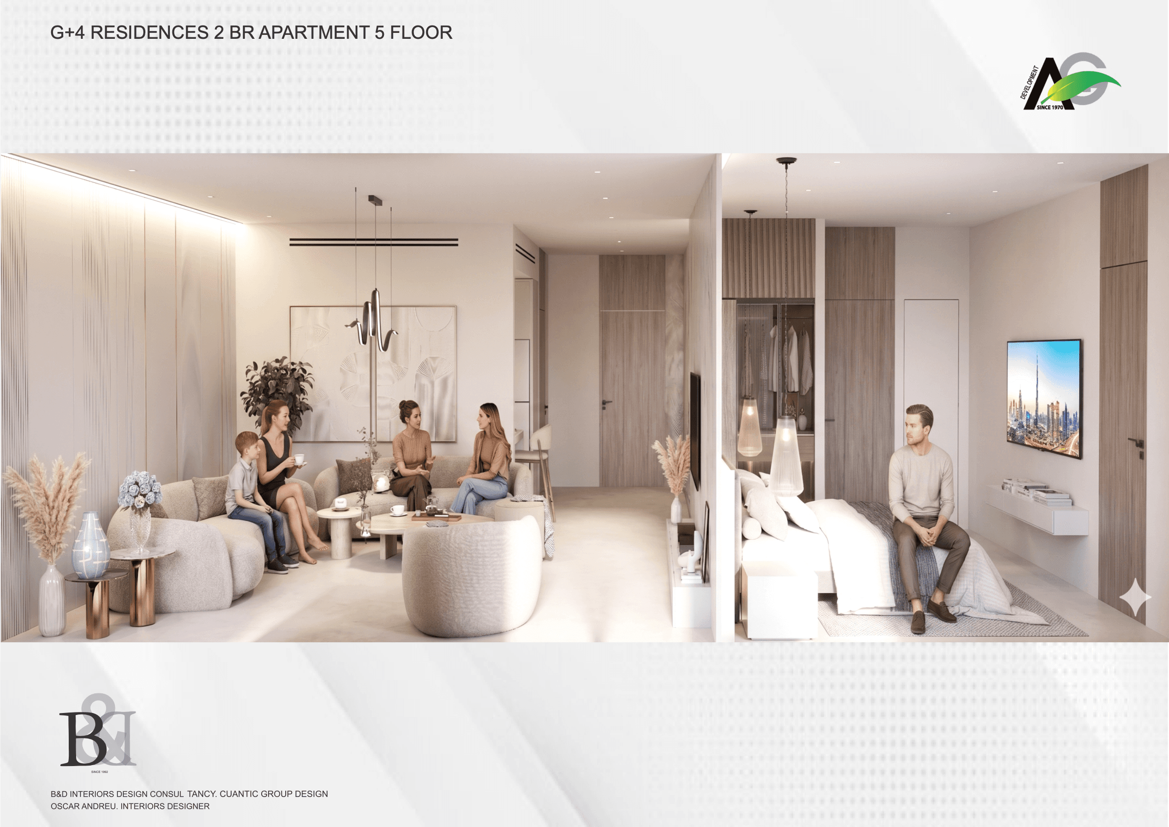 Dual-Aspect Living Lounge & Bedroom Wing