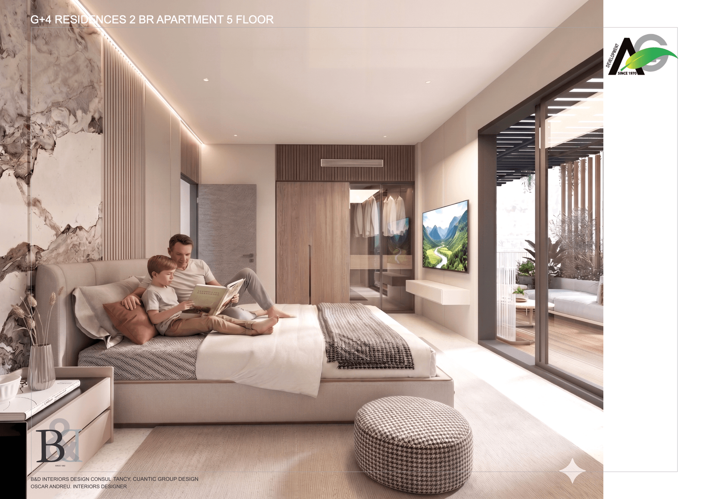 Master Bedroom Suite with Walk-In Wardrobe