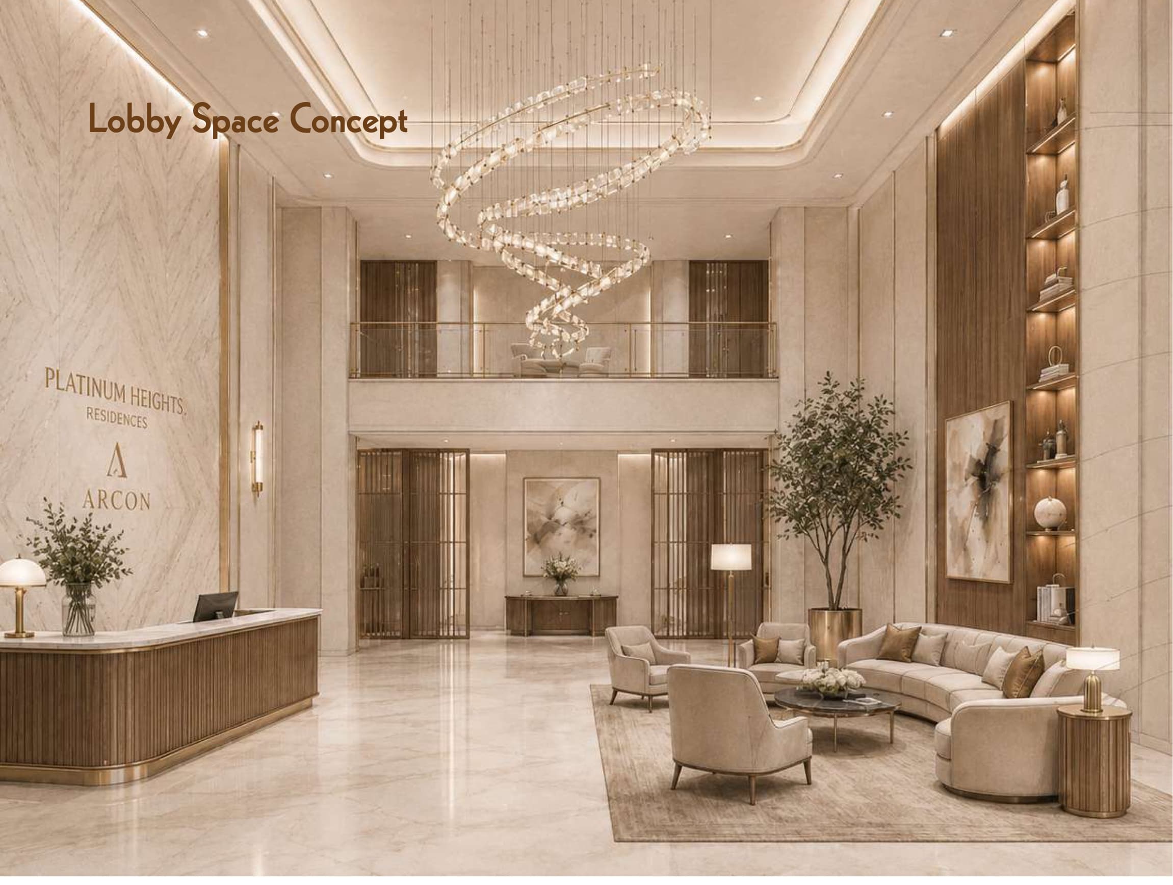 Double-Height Grand Lobby